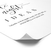 Personalisierter Hochzeitstag Poster (Ecke)