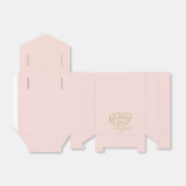 Personalisierter Hochzeitstag Rosa Gold Geschenkschachtel (Ungefaltet)