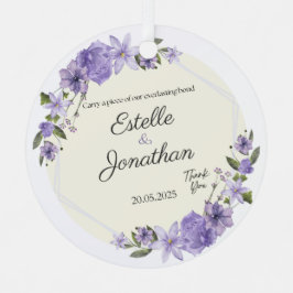 Personalisierter Hochzeitstag Schlüsselanhänger: E Ornament Aus Metall