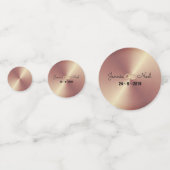 Personalisierter Hochzeitstil-Rose Konfetti (Rückseiten)