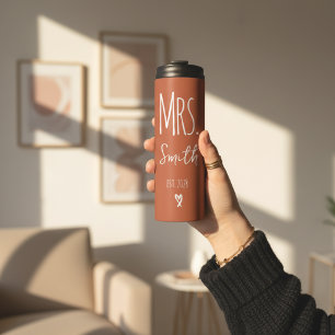 Personalisierter Hochzeitstumbler für Ehemann und Thermosbecher
