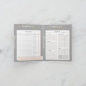 Personalisierter Hochzeitveranstalter-Download ode Karte (Innenseite)