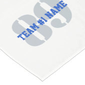 Personalisierter Hockey-Eisbahnen-Diagramm-Entwurf Kurzer Tischläufer (Ecke)