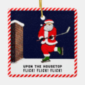 personalisierter Hockey Keramikornament (Vorderseite)