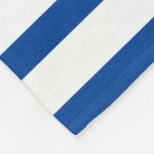 Personalisierter Hockey-Spieler alles Stern-Blau Fleecedecke (Ecke)