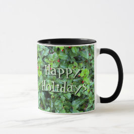 Personalisierter Holly Berry Weihnachtsgeschenk-Ta Tasse
