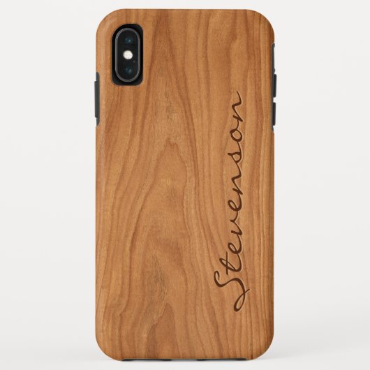 Personalisierter hölzerner Blick - Case-Mate iPhone Hülle (Rückseite)