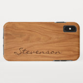 Personalisierter hölzerner Blick - Case-Mate iPhone Hülle (Rückseite (Horizontal))