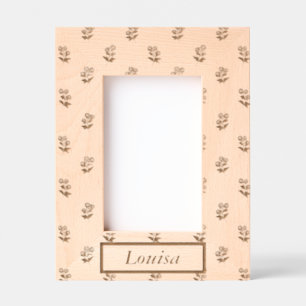 Personalisierter Holzrahmen für sie Geätzte Rahmen