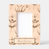 Personalisierter Holzrahmen für sie Geätzte Rahmen (Vorderseite)