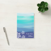 Personalisierter Honu Seeschildkröte-Ozean-Strand Post-it Klebezettel (Büro)