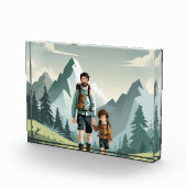 Personalisierter horizontaler Foto-Block - Bild hi Fotoblock (Rechts)