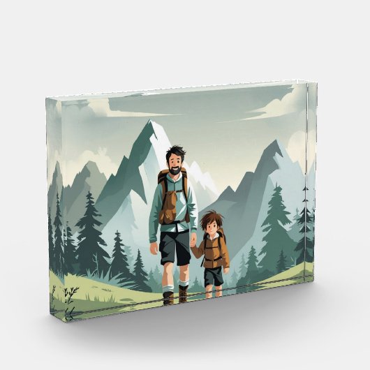 Personalisierter horizontaler Foto-Block - Bild hi Fotoblock (Links)