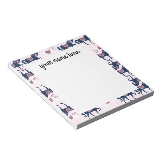 Personalisierter Horst Notepad Notizblock (angewinkelt)