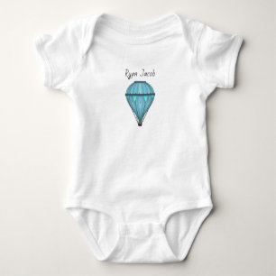 Personalisierter Hot Air Balloon Baby Strampler