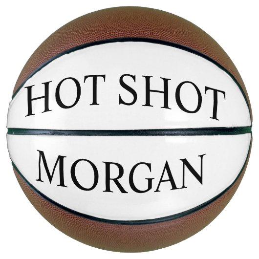 Personalisierter Hot Shot Basketball (Vorderseite)