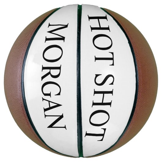 Personalisierter Hot Shot Basketball (Vertikal)