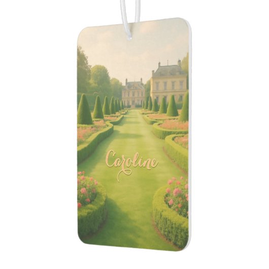 Personalisierter Hübscher Manor Car Air Freshener Autolufterfrischer (Links)