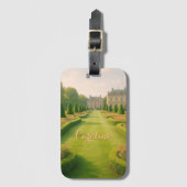 Personalisierter Hübscher Mantel-Gepäckträger Gepäckanhänger (Vorderseite Vertikal)