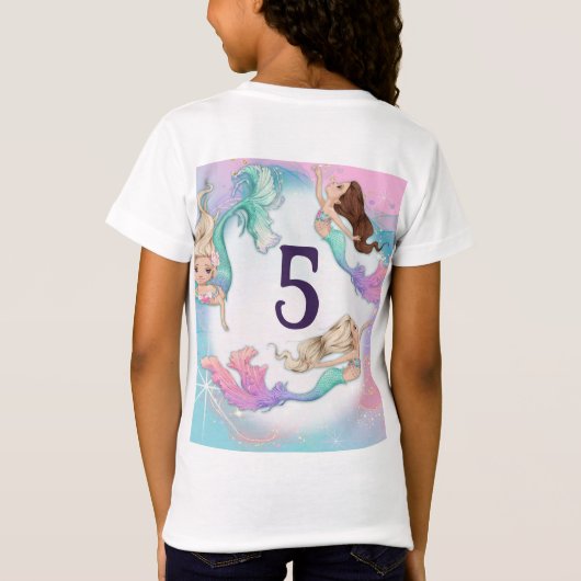 Personalisierter Hübscher T - Shirt (Rückseite)