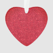 Personalisierter hübscher Valentinstag Ornament (Rückseite)