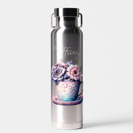 Personalisierter Hübscher Vintager Teecup der Blum Trinkflasche