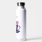 Personalisierter Hübscher Vintager Teecup der Blum Trinkflasche (Links)