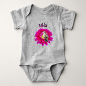 Personalisierter Hummingbird Baby Bodysuit Baby Strampler (Vorderseite)