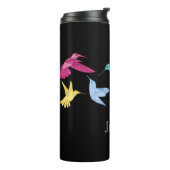 Personalisierter Hummingbird Print Thermosbecher (Nach links gedreht)