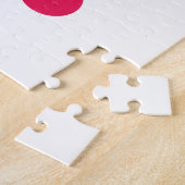 Personalisierter Hummingvogel und Blume Puzzle (Seite)