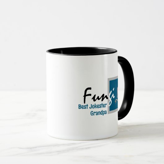 Personalisierter humorvoller Fun Man, Pun Typograf Tasse (VorderseiteRechts)