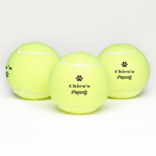 Personalisierter humorvoller Hundeball Tennisbälle