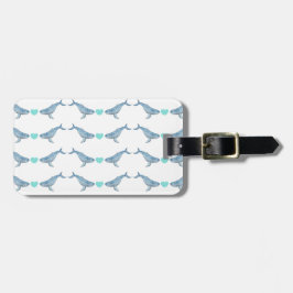 Personalisierter Humpback Whale Gepäckträger Gepäckanhänger