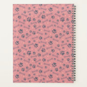 Personalisierter Hund Erbauungsbuch Planer (Rückseite)