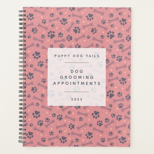 Personalisierter Hund Erbauungsbuch Planer (Vorderseite)