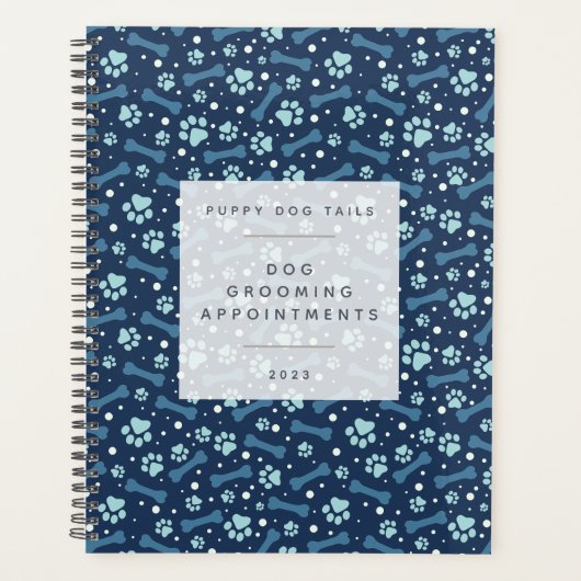 Personalisierter Hund Erbauungsbuch Planer (Vorderseite)