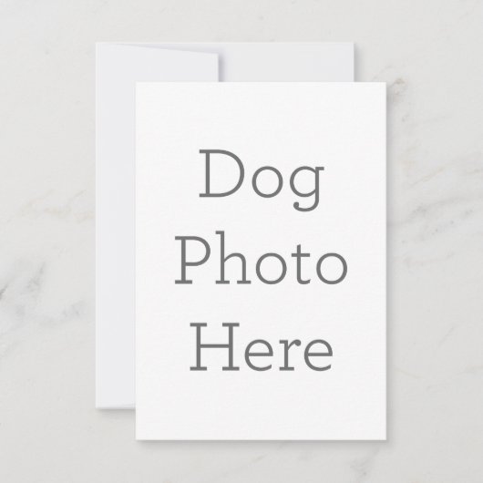 8.89 cm x 12.7 cm Flache Dankeskarte (Vorderseite)