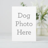 8.89 cm x 12.7 cm Flache Dankeskarte (Stehend Vorderseite)