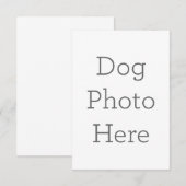 8.89 cm x 12.7 cm Flache Dankeskarte (Vorne/Hinten)