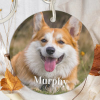 Personalisierter Hund Foto für Haustiere Länge dop