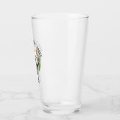 Personalisierter Hund Foto-Glass-Cup Glas (Links)