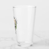 Personalisierter Hund Foto-Glass-Cup Glas (Links)