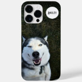 Personalisierter Hund Foto Monogramm Case-Mate iPhone Hülle (Rückseite)
