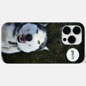 Personalisierter Hund Foto Monogramm Case-Mate iPhone Hülle (Rückseite (Horizontal))