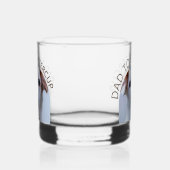 Personalisierter Hund Foto Vater zum Pet-Namen Whiskyglas (Rechts)