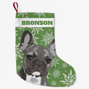 Personalisierter Hund  Französisches Bulldog - Ge Kleiner Weihnachtsstrumpf