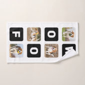 Personalisierter Hund-Hund-Lover-Fotolage Handtuch (Handtuch)