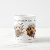 Personalisierter Hund Kaffeebecher Süßes Geschenk  Kaffeetasse (Mittel)