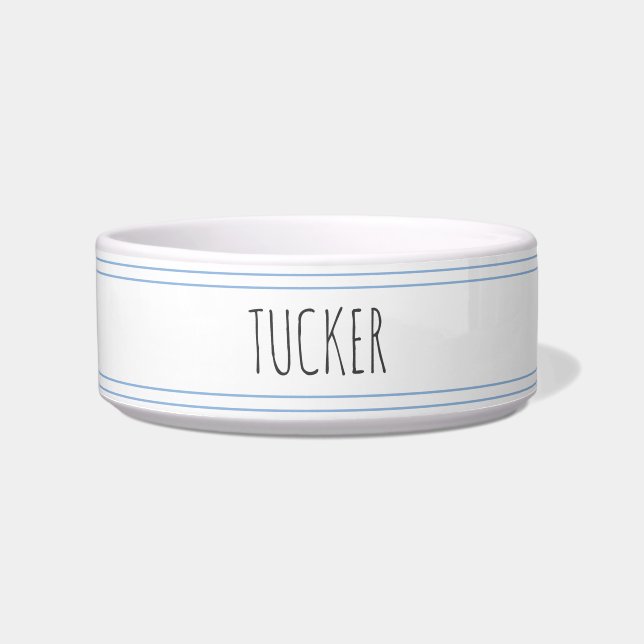 Personalisierter Hund, Katze, Haustierwasser-Schüs Napf (Vorderseite)