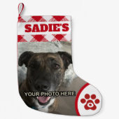 Personalisierter Hund, Katze oder Pet-Lover Kleiner Weihnachtsstrumpf (Vorderseite)